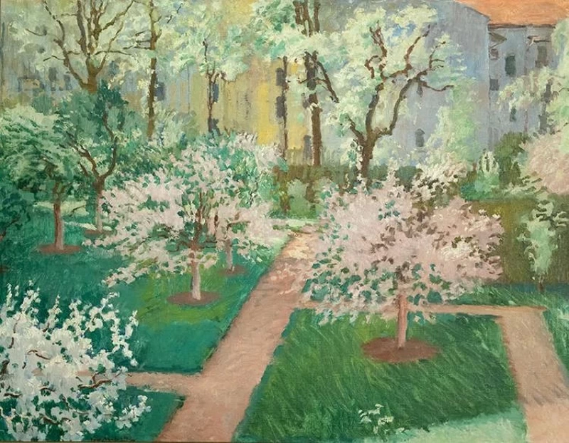 Primavera in una città